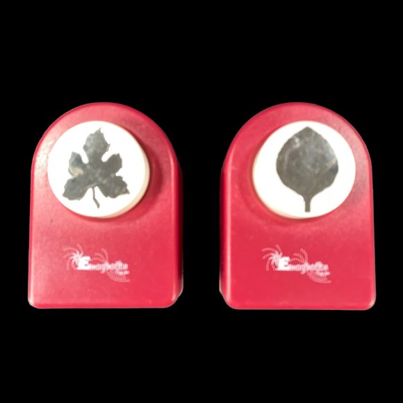 2ct Emagination Leaf Jumbo Punch Maple and Impatiens Leaf Scrapbooking - Picture 3 of 8